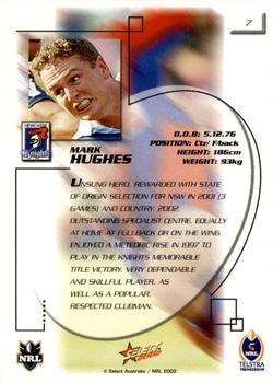 2002 Select Challenge #7 Mark Hughes Back